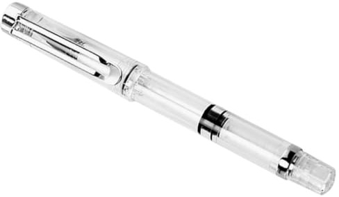 OFFSCH Füllfederhalter Mit Kolbenfüller Flexibler Pinselstift Für Aquarell Und Kalligraphie Nachfüllbar Tintenpinselstift Aus Robustem Kunststoff Für Malerei Zeichnung Und Scrapbook