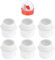 QUARKZMAN 3 manguitos de PVC de 2 pulgadas para conector SCH40 Slip, adaptador macho para conexión roscada con cinta de sellado, enchufe x macho NPT, color blanco