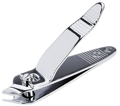 DRESSOOS Tagliaunghie Rimei A610 Acciaio Inossidabile Con Punta Obliqua Per Manicure Strumento Professionale Per Unghie e Cuticole