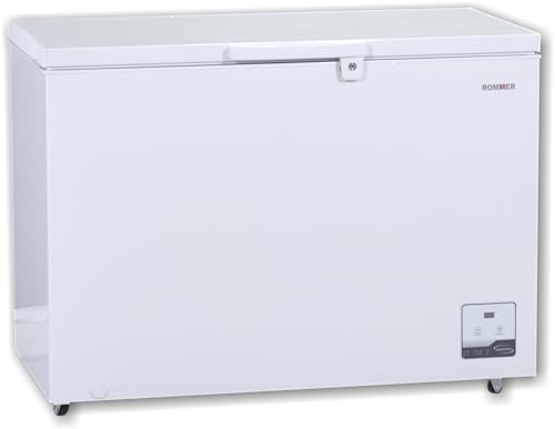 Congelador horizontal Rommer CHE 310 T, capacidad 299 litros, eficiencia energética clase E, color blanco