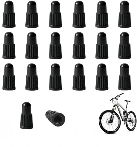 Heyumybit Bouchons de Valve de Vélo,20pcs Plastique Français Bouchons de Poussière de Vélo pour Vélos de Montagne,Vélos de Course,Vélos de Touring et Vélos Pliants