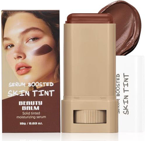 Base de Maquillaje en Barra, Stick De Base Ligera Hidratante, Barra De Contorno, Foundation Stick, Textura Cremosa Contorno, Resistente Al Agua, Acabado Mate Natural, para Todas Las Pieles, #01