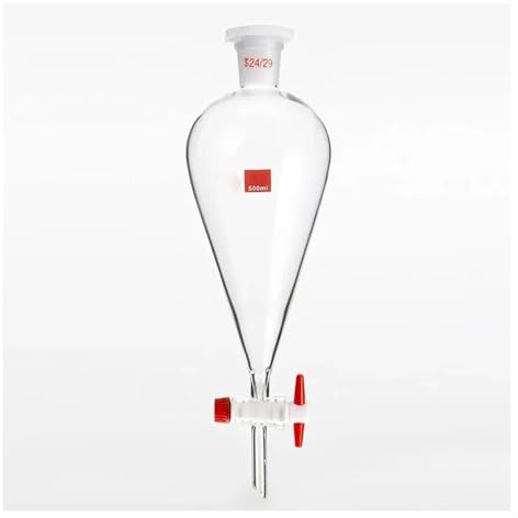 Strumenti da laboratorio e attrezzature Imbuto separatore a forma di vetro da laboratorio da 60 ml a 1000 ml for la separazione(60ml Glass piston)