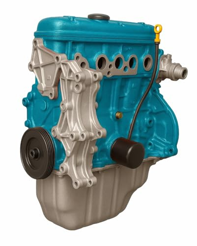 SCOOBYS PAINTS BACK IN THE MIX Engine Enamel Paint, Heat Resistant 180°C, Direct to Metal, Fast Drying, Parts and Components (Engine Light Blue Metallic)