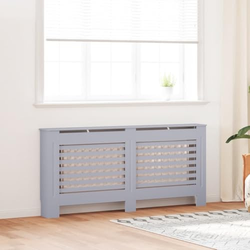 Solivagant Cache-radiateur Anthracite 172x19x81,5 cm MDF,(14.2 KG)