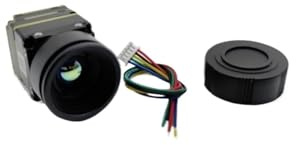 FPVThermal Kamera 9,1mm Objektiv Nachtsicht Kamera FPV Drone Analog Video Ausgang CVBS 640/256/384 for Beobachtung Jagd(384X288 9MM CVBS)