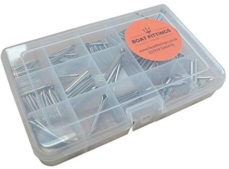 Kit Box Of 316 Stainless Steel Split Pins: Smaller Sizes