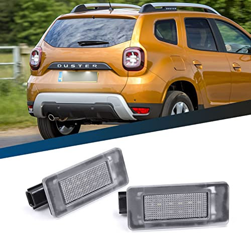 LED-Kennzeichenbeleuchtung für N-issan Altima 2019 2020 Serena C27 ab 2016 Dacia Duster ab 2018 CAN-Bus SMD Xenon Weiß Tag-Lampe OEM 265108990E