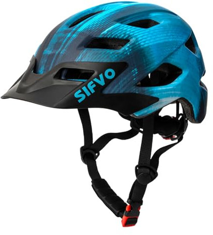 SIFVO Fahrradhelm Kinder Jungen und Mädchen 55-57cm, Kinder Fahrradhelm mit Abnehmbarem Visier Kinderhelm Multisport Helm Kind Sicher und Komfortabel 5-14 Jahre
