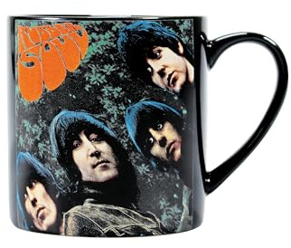 Half Moon Bay Tazza da caffè The Beatles Rubber Soul, tazza da tè e tazza per papà, regalo dei Beatles e The Beatles per uomini, tazza da tè dei Beatles, tazza da tè con scritta in lingua inglese The