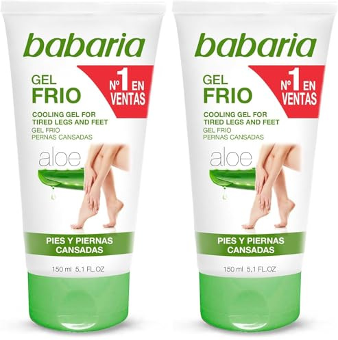 Babaria - Gel Rafraîchissant Pieds et Jambes Fatigués Babaria 150 ml - 34883-2027106 (Lot de 2)