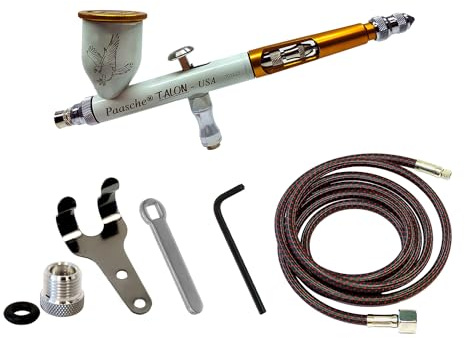 Paasche C-TG1AS-WG Cerakote Coated Airbrush, Metall, weiß