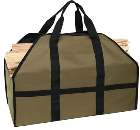 WYFDMNN Firewood Log Carrier & Tote Bag - Extra Large Durable - Best for Fireplaces - Wood Stoves - Firewood - Logs - Camping - Beaches - Landscaping,D