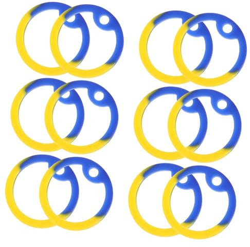 BESPORTBLE Silent Ringe Für Hundemarken 12 Stück Aus Leichtem Material Geräuschdämpfer Für Haustier Id Tags Zum Schutz Und Lärmreduzierung Für Hunde Und Katzen