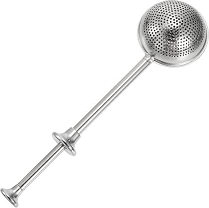 Amosfun 3pcs Retractable Handle Tea Strainer Flour Sifter Sugar Filter Tea Accessories Stainless Steel Easy Operation