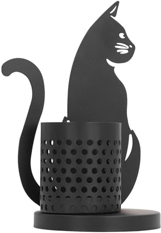 Sunicon Stifthalter, Katzen-Schreibtisch-Stiftehalter, Heimdekoration, Schminkpinsel, Katzen-Schminkpinsel-Stiftehalter, Heimdekoration, Schreibtisch-Mittelstück