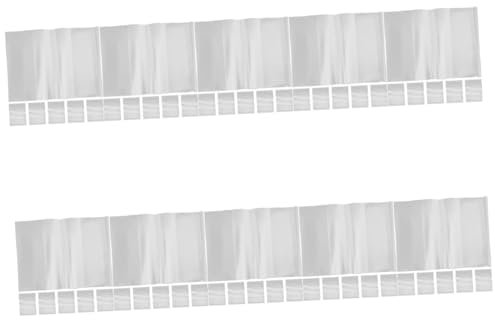 NUOBESTY 10 Sätze 10 Sets A5 Bucheinband Fenster Sichtschutzfolie Ständer Aufkleber Aufbewahrungsalbum Transparente Hüllen Selbstklebende Buchhüllen Folien 10 Stück * 10