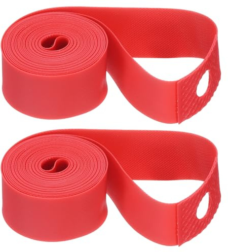 sourcing map 2 strisce per cerchioni per bicicletta, 29 x 18 mm, in PVC, per pneumatici della bicicletta, nastro interno per tubo interno, antigraffio, protezione per cuscino protettivo per bici da