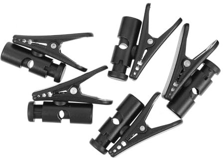 HOMSFOU 5piezas Clip Para Auriculares Portátil Clip Para Cable De Micrófono Accesorios Para Micrófono Adecuado Para Usar Coche Oficina o Hogar