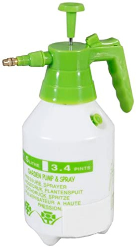 Tradineur - Pulverizador Manual a presión, Botella para sulfatar, Bomba de presión/vaporización, Boquilla Ajustable, riego Plantas, jardinería - 1,5 litros