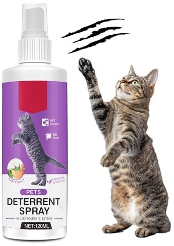 HERBVIDA Katzenabwehrspray, Fernhaltespray Katzen Hund für Innen und Außen, verhindert das Kratzen von Möbeln und Pflanzen durch Katzen, Natürlichen Effektiv Anti Kratz Spray