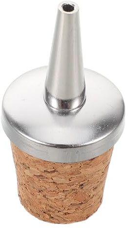 TOVINANNA Verseur de Bouteille Amère Bec Verseur Combiné et Bouchon Liège, Accessoires de Bar pour Barmans Professionnels et Usage Domestique en Restaurant