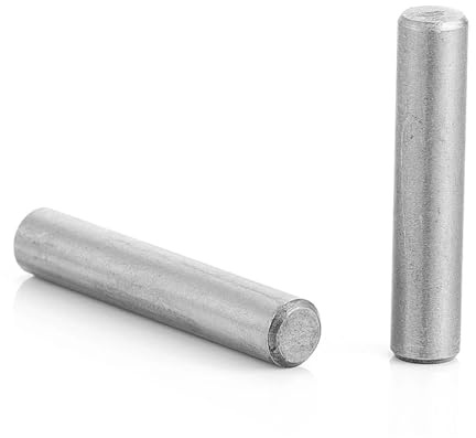 Zylindrischer Passstift, Stahl, M2, M3, M4, M5, M6, M8, Befestigungsschaft, Sicherungsstifte, Runde Stange, Massive Stange, Metall(M6 5pcs,14mm)