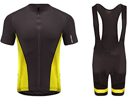 UGLY FROG Rennrad Fahrradbekleidung Set,MTB Herren Atmungsaktiv Schnell Kurzarm Radfahren Jersey Set Kurzarmtrikot mit 20D Sitzpolster