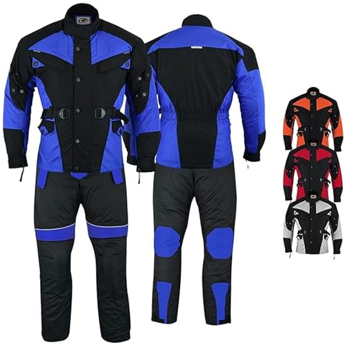 German Wear 2-teiler Motorradkombi Cordura Textilien Motorradjacke + Motorradhose
