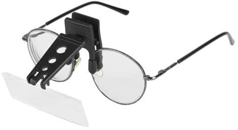 1.5X 2.5X 3.5xGlasentyp Lupe lupenbrille Plastic Magnifier Tragbare Vergrößerung Kunststoffgehäuse Clip-on Lupen