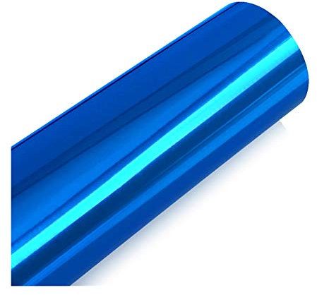 BANGHA Carbon Folie Spiegel Vinyl Verpackung Film-Auto-Aufkleber-Abziehbild-DIY Auto-Fahrrad-Auto-Körper-Abdeckungs-Film-Autobedarf Verpackungen Folie Auto (Color Name : Middle Blue, Size : 50x600cm)