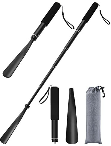 TriPro Chausse Pied Long Metal -Telescopique 38-94 Cm, Chausse-pieds en Alliage D'aluminium