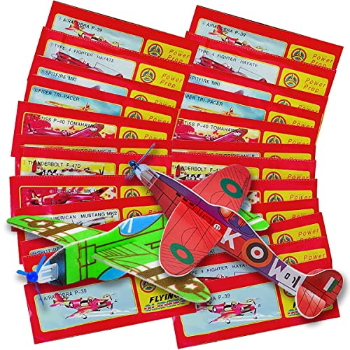 HONGECB Gleitflugzeuge Set [24 Stück] – Styroporflieger mit exzellenten Flugeigenschaften, Wurfgleiter Flieger für Outdoor-Spiele, Einzeln verpackte Styropor Segelflugzeuge, ideal als Party-Mitgebsel