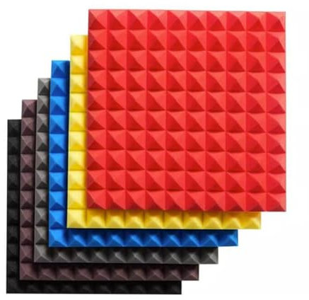 zklaseot Akustikschaumstoff, 10er-Pack Selbstklebend Schallschutz Schaumstoffplatten Aktualisiert Akustikplatten Schnelle Erweiterung, Absorbiert Schall, Eliminiert Echos (Farbe : Weiß