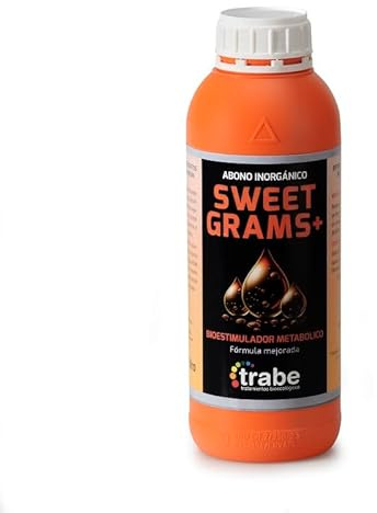 GROWMANIA Engrais Métallique Sweet Grams + de Trabe 1L Bio Stimulateur Plantes et Cultures Engraissement des Bourgeons et Fruits