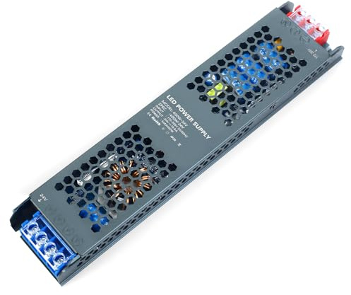 KSIBNW - Transformador 220 V/24 V, 400 W, 16,6 A, adaptador CA a CC constante, baja tensión para tira luminosa