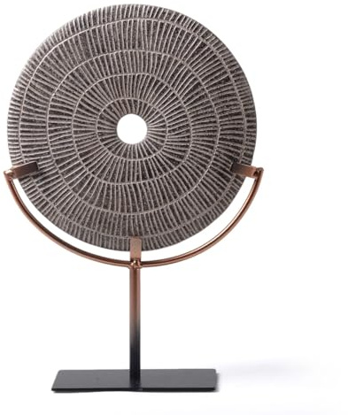 HAUCOZE Modern Escultura Decorativa Pantalla Figura Estatua Interior Regalo Salon Arte Resina Decoración del Hogar 34cm