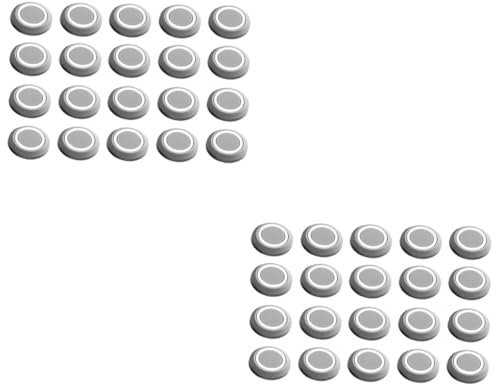 iplusmile 40stücke Teiliges Silikon-Auto-Bumper-schutzset Runde Anti-kollisions-Pads Kratzfest Flexibles Material Einfach Abzuziehen Für Effektiven Fahrzeugschutz