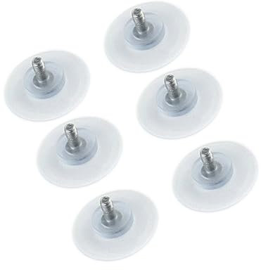 KONTONTY 6stücke Saugnäpfe Für Glastische Glasaugnapf Und Möbelsaugnapf PVC-saugnäpfe Mit Schrauben Transparente Antikollisions-saugnäpfe Als Saugnapf-aufhänger Für Heimdekoration