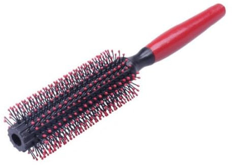 J3O9 Brosse ronde professionnelle en plastique pour cheveux bouclés