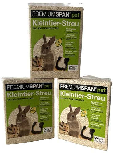 Premiumspan Vorteilspaket 3X pet Kleintier-Streu (Citrus)