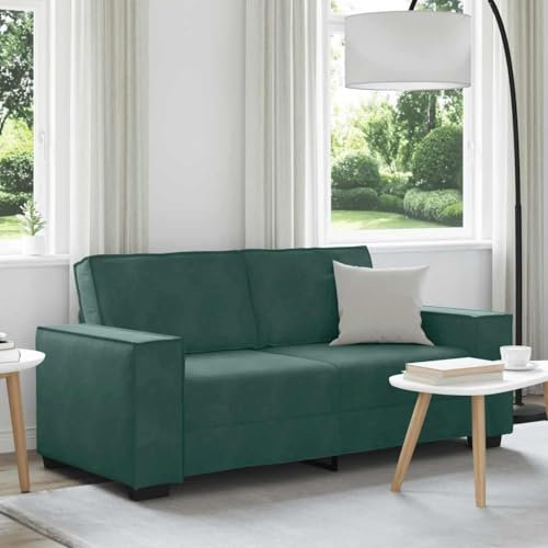 Xichuzi 2-Sitzer-Sofa Dunkelgrün 140 cm Samt, Loungesofa, Sofas & Couches, Relaxsofa, Couch für Wohnzimmer - 4105022