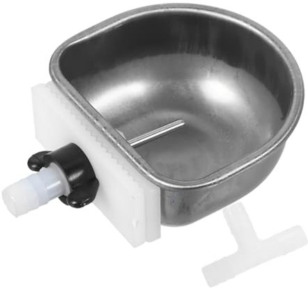 Abaodam Automatischer Kaninchen Wasserspender Edelstahl Klein Kaninchenkäfig Wassernapf Kleintierzubehör