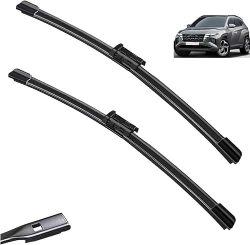 CaoYH Coche Escobilla Limpiaparabrisas para Hyundai Tucson 2020-2023 Juego de Parabrisas Escobillas Parabrisas Ventana Cepillo de Lluvia