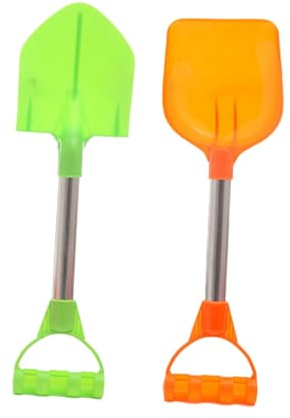 UKCOCO 2pièces Pelle De Sable Garçon Fille Lot de Spades Ludiques Portable pour Plage Bac à Sable Extérieur Jouet De Plage pour Garçons Et Filles
