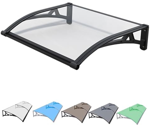 Cubierta De Refugio For Lluvia For Ventana, Refugio For Puerta con Dosel For Exteriores, Alta Transmisión De Luz, For Contraventana Solar, Lluvia Y Nieve(80x180cm/32x71in)