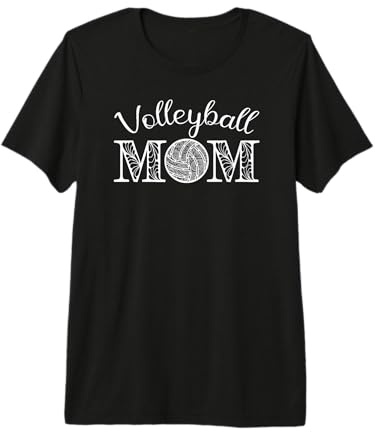 Volleyball-Mom Ball Pallavolo Pallone Volleyball Maglietta Premium