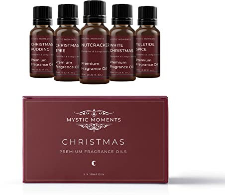 Mystic Moments Fragrant Oil Starter Pack - Christmas Oils - 5 x 10ml