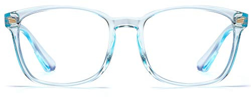 DUCO Kids Blue Light Glasses Girls Boys Computer Gaming Eyeglasses Anti UV,Bluelight Glasses for Kids Age 6-10 K028