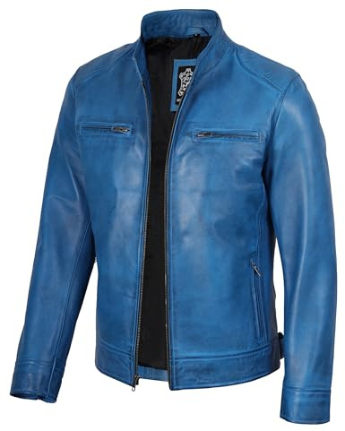 Blingsoul Herren Lederjacke Lederjacke
